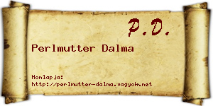 Perlmutter Dalma névjegykártya